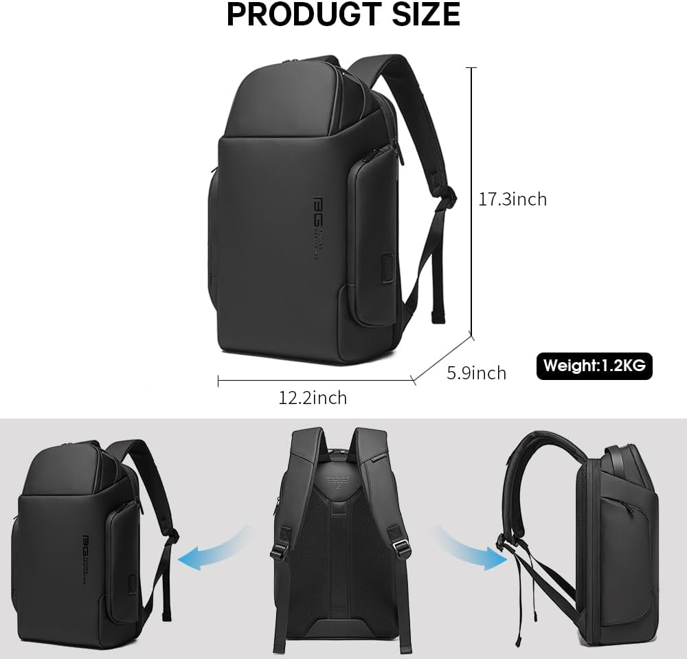 Anti Theft 15.6 Laptop Backpack with USB3.0 Fast Charging Port for Travel, Hiking & Everyday use