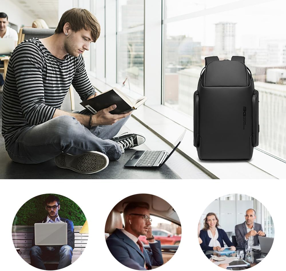 Anti Theft 15.6 Laptop Backpack with USB3.0 Fast Charging Port for Travel, Hiking & Everyday use